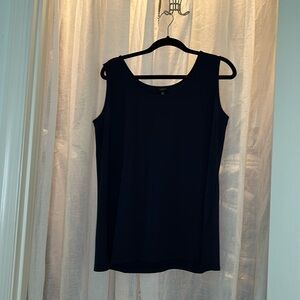 Talbots navy blue sleeveless top